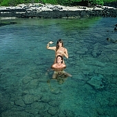 naturist, nudist, woman, nudist women, nudist man, naturist couple, sea, billows, deep, beach, coast, nudist couple, nudist pair, naturism, nudism, man, fkk, naturist woman, naturist man, naked, stripped, unclothed, in a state of nature, in the buff, in the nude, nude, free, holidays, nature, bathe, bathing, swim, water, lymph, cristal clean, bay, gulf, stone, stony, Hawaii, Neill, Kailuna, Kona, Kailuna Kona, CD 0057