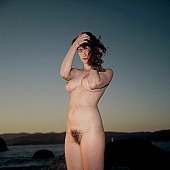 posture, naked photography, hair, hand, unclad woman, taking photographs, girl, young, body, nudity, nude, nakedness, sea, billows, deep, young woman, smile, charming, comely, attractive, engaging, naturism, passion, charm, grace, summer, alone, attitude, pose, naked, stripped, beach, coast, water, unclad, serenity, nudist, dame, lady, USA, beauty, beautiful, pretty, nudism, naturist, naked girl, nudist girl, girly, jane, woman, women, photography, brown hair, photo, foto, in a state of nature, in the buff, in the nude, seduction, nice-looking, lovely, San Francisco, fkk, INF, sunset, CD 0005
