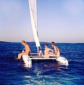 naturism, naturist, tableau, naturist man, naturist lady, nudist, nudist lady, naturist woman, sail, sailing, boat, naturist girl, nudist man, St Martin, Club Orient, Orient, girl, woman, club, man, unclad, stripped, naked, sky, wet, peace, affection, liking, love, unclothed, adult, floor, storied, storeyed, nature, in the nature, blue, sand, island, beach, coast, sea, billows, deep, wind, hair, pie in the sky, laughing, laugh, smile, together, delight, zest for life, summer, recreation, relaxation, repose, rest, warm, water, gale, CD 0034