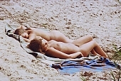 naturist, nudist, naturist woman, naturist man, nudist women, nudist man, naturist girl, girls, naturist family, friend, friends, girlfriend, beach blanket, lay, laid, to sleep, relaxing, be on the beach, sun, sunlight, sun-bathing, sunbathing, recreation, relaxation, repose, rest, disengagement, distraction, resource, nature, summer, holidays, fry, swelter, health, naked, stripped, unclothed, as brown as a berry, near nature, beach, waterfront, lake, lake side, field naturist, Polish, Poland, Miedzeszyn, 1989, CD 0036, Kiss L�szl�, L�szl� Kiss