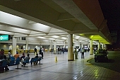 terminal, passengers, waiting, airport, airfield, drome, flying field, change, transfer, offset, start, setout, packet, packets, passenger trade, passport, blue, yellow, glazed tile, tiles, people, negro, black, man, woman, scale, stairway, newsagent, traveling, transportation, on holiday, Dominican Republic, Puerto Plata, passenger, CD 0031, Kiss L�szl�, L�szl� Kiss