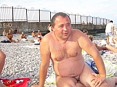 nudist beach, nudist man, naturist front, naturist beach, nudist coast, naked, stripped, naturist man, naturist friend, nudism, nudist, unclad, Russia, beach, coast, warm, fry, swelter, thirst, tea, water, wave, attitude, pose, posture, Black sea, rock coast, Odessa, rock, scrag, waterfront, naturist, on holiday, recreation, relaxation, repose, rest, disengagement, distraction, resource, sea, billows, deep, bathe, bathing, sun, sunshine, sunbathing, 2007, CD 0066