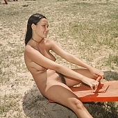 naturism, freik�rperkultur, family, naturist couple, naturist family, young naturists, young nudist, teeter-totter, wind, joung fkk, fkk, naked, stripped, nudity, nude, nakedness, INF, NFN, adult, woman, tenderness, fondness, silence, quiet, peace, affection, liking, love, nature, in the nature, Hawaii, club, naturist, naturist lady, nudist, nudist lady, swing, pie in the sky, naturist man, naturist woman, naturist girl, nudist girl, unclad, sky, blue, beach, coast, delight, zest for life, laughing, laugh, smile, happy, beauty, beautiful, pretty, sunlight, warm, water, sea, billows, deep, way, countenance, look, pair, alone, down, arts, CD 0019