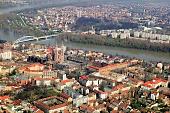 Szeged, town, city, outskirts, aerials, air photographs, ship, keels, surface ships, air photograph, air photo, city center, building estate, garden city, garden suburb, bridge, faubourg, house, houses, line of houses, street, streets, car, road, cars, building, buildings, park, green, garden, birds eye view, of birds eye view, environment, ambience, neighbor, neighborhood, everyday life, at home, countryside, aldermanry, plan, air, aerial, Tisza, church, cathedral, grounds, parkland, Kiss Lszl, Lszl Kiss