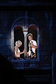 rock, duet, of the foundation of the state, actress, comedienne, window, light, stage lights, dress rehearsal, scene, costume, fancy dress, stage, actor, performer, theatrical gent, theatrical, evening, open-air, outdoor, Hungary, Szeged, festival, Szeged Open-Air Festival, the little ones, night, theatre, opera, musical, light opera, cathedral, Dom, church, D�m square, Domotor torony, performance, staging, outdoor performance, Stephen the King, 1001, 25, years, 20 August, celebrate, solemn, holiday, Levente Sz�r�nyi, J�nos Br�dy, composer, lyricist, getter, J�nos Szikora, Andrea Szul�k, Krisztina Keveh�zi, R�bert Alf�ldi, to head the bill, P�l Feke, Feke, A T�rsulat, rockopera, rock opera, music, dance, to song, singer, procession man, 2008, 13 August, CD 0201, Kiss L�szl�, L�szl� Kiss