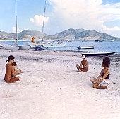 naturist lady, gymnastics, tableau, St Martin, nudist, naturist, naturism, Club Orient, Orient, girl, woman, club, nudist lady, naturist woman, naturist girl, unclad, stripped, naked, sky, wet, peace, affection, liking, love, unclothed, adult, floor, storied, storeyed, nature, in the nature, blue, sand, island, beach, coast, sea, billows, deep, wind, hair, pie in the sky, laughing, laugh, smile, together, delight, zest for life, port, dock, ship, keels, surface ships, boat, boats, warm, water, gale, CD 0034