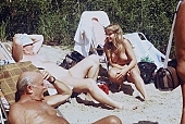 naturist, nudist, naturist woman, naturist man, nudist women, nudist man, naturist girl, girls, naturist family, friend, fraternization, connection, friends, girlfriend, fraternity, fellowship, be on the beach, sun, sunlight, sun-bathing, sunbathing, recreation, relaxation, repose, rest, deckchair, disengagement, distraction, resource, confab, talking, nature, summer, holidays, fry, swelter, health, as brown as a berry, near nature, beach, waterfront, lake, lake side, field naturist, Polish, Poland, Miedzeszyn, 1989, CD 0036, Kiss L�szl�, L�szl� Kiss
