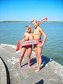 Velencei t�, naturista, strand, G�rdony, naps�t�s, ny�r, barna, l�ny, naturista strand, Magyarorsz�g, FKK, v�zparton, t�parton, nudista, CD 0054