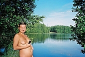 nude woman, water-front, water, river, sun, sunshine, intact, inviolate, vegetation, dame, lady, woman, naked, stripped, nudism, naturist, disengagement, distraction, resource, on holiday, naked body, nude body, naturism, russian, russian naturist, nudist, waterfront, in a state of nature, in the buff, in the nude, nudity, nude, nakedness, body, nature, outdoors, without doors, recreation, relaxation, repose, rest, entertainment, grass, in the grass, Moscow, Russia, CD 0097