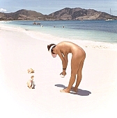 naturism, naturist, saunter, naturist lady, nudist, nudist lady, naturist woman, sail, boat, naturist girl, St Martin, Club Orient, Orient, girl, woman, club, white, clouds, unclad, stripped, naked, sky, wet, peace, affection, liking, love, unclothed, adult, nature, in the nature, blue, sand, island, beach, coast, sea, billows, deep, wind, hair, pie in the sky, delight, zest for life, summer, recreation, relaxation, repose, rest, warm, water, gale, 1988, CD 0034, togo walking on the beach, seashell, seashell-collecting