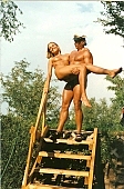 naturist couple, naturist beach, to pick up, to hold up, take on one s lap, muscle, muscular, brown, skin, sunlit, delight, smile, unclad woman, nudist couple, nudist pair, pair, man, woman, INF, scale, stairway, taking photographs, attitude, pose, nude, nudity, girl, naked girl, unclad body, young naturists, naked body, nude body, nudist place, fkk, posture, naturist girl, in a state of nature, in the buff, in the nude, naturism, unclad, stripped, nudist, nudism, naturist, friend, young, naked, recreation, relaxation, repose, rest, camping, beach, Delegyhaza, CD 0095