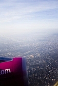 Budapest, ray, beam, aerials, aerial, Wizz Air, turbine, air photograph, air photo, cloud, light, sky, birds eye view, high, airplane, plane, air photos, environment, ambience, plan, air, white, blue, pink, purple, magenta, traveling, sun-ray, island, of birds eye view, above, up, CD 0029, Kiss L�szl�, L�szl� Kiss