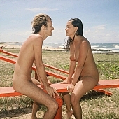 naturism, family, freikrperkultur, naturist couple, naturist family, young naturists, young nudist, joung fkk, fkk, naked, stripped, nudity, nude, nakedness, INF, NFN, adult, woman, man, tenderness, fondness, teeter-totter, silence, quiet, peace, affection, liking, love, nature, in the nature, red, Hawaii, club, naturist, naturist lady, nudist, nudist lady, swing, pie in the sky, naturist man, naturist woman, naturist girl, nudist girl, unclad, sky, blue, beach, coast, delight, zest for life, laughing, laugh, smile, happy, beauty, beautiful, pretty, sunlight, warm, water, sea, billows, deep, way, countenance, look, pair, CD 0019