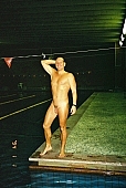 swimming pool, water, naturist programme, nudist programme, muscle, muscular, muscular man, naturist man, naturist, nudist, douche, bath, bath, nude man, naturism, nudism, naked, stripped, unclothed, INF, in a state of nature, in the buff, in the nude, nude, body, man, woman, gymnastics, sport, gymnasium, gymnasia, training, team, recreation, relaxation, repose, rest, entertainment, elte, Budapest, CD 0065