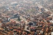 Szeged, town, city, outskirts, aerial, air photographs, city center, Szent Istvan square, Imre street, building estate, garden city, garden suburb, faubourg, house, houses, line of houses, street, streets, car, road, cars, building, buildings, critter, haze, steam, vapor, roads, ways, park, green, garden, environment, ambience, neighbor, neighborhood, everyday life, at home, countryside, aldermanry, plan, air, airphotograph, tower, water tower, Lechner square, Vidra street, Bocskai street, Tisza Lajos circuit, Kiss L�szl�, L�szl� Kiss