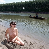 Arbuzov, sculptor, artist, virtuoso, virtuosi, naked body, nude body, Olga, nudism, boat, fisher, motorboat, game, smile, naturist, sands, warm, alone, naturism club, sunshine, formal, entertainment, sunlight, hotness, creation, sand statue, fish, summer, photo, foto, holidays, INF, unclad, stripped, Tisza river, dame, lady, Mindszent, on holiday, waterfront, to sculpture sand, Hungary, clear water, Tisza, happiness, naturism, riverside, sunbathing, beauty, beautiful, pretty, affection, liking, love, sit, sandcastle, nudist, naked, nudity, nude, nakedness, fkk, NFN, Anyas, naturist beach, man, woman, trip, river, water, sand, bathe, bathing, swim, disengagement, distraction, resource, sandcastle building, programme, engagement, 2007, CD 0049, Kiss L�szl�, L�szl� Kiss