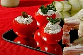 food, delicious, healthy, vegetable, tomato, curd cheese, ham, leg of pork, red, reflection, cold collation, cold meat, cold buffet, breakfast, meal, vitamins, victuals, comestible, edibles, smoked, smoke-dried, vegetarian, close-up, recumbent, composition, cucumber, calorie  poor, protein, snack, Kiss L�szl�, L�szl� Kiss