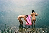 naturist beach, unclad woman, nudist couple, nudist pair, pair, man, woman, INF, bathe, bathing, taking photographs, attitude, pose, nude, nudity, girl, naked girl, unclad body, young naturists, naked body, nude body, nudist place, lake, lake side, water, waterfront, grit cell, gravel, gravelly, tattooed, fkk, posture, naturist girl, in a state of nature, in the buff, in the nude, naturism, unclad, stripped, nudist, nudism, naturist, friend, young, naked, game, recreation, relaxation, repose, rest, sand, camping, beach, Delegyhaza, CD 0095