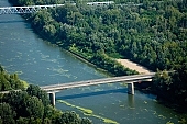 Szentes, Szentes city, Csongrad county, railway, concrete, iron, rail, tracks, train, truck, cranky, crooked, devious, sinuous, winding, agitated, troubled, obscure, roily, , duckweed, vehicular, road bridge, railway bridge, bridge, bridges, forest, tree, trees, Tisza, fair Tisza, green, lorry, slob, coast, inundation, flood, high tide, high water, low tide, low water, agriculture, farmlands, farmland, field, sunshine, sunlight, summer, spring, aerials, aerial, birds eye view, garden, environment, ambience, plan, air, air photograph, of birds eye view, CD 0029, Kiss L�szl�, L�szl� Kiss