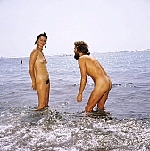 96, Hawaii, nudist couple, nudist pair, Honokohau, Kona, fkk, nudism, girl, woman, young, thunderclouds, pretty, naturism, freik�rperkultur, naked, stripped, naturist couple, naturist, holidays, nudist, love, on holiday, recreation, relaxation, repose, rest, game, beach, coast, attitude, pose, posture, heat-wave, bay, gulf, summer, man, bath, bathe, bathing, water, CD 0106
