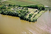 Hungary, birds eye view, sunbather, holiday house, camping, caravan, lakesystem, tent, Sziksosfurdo, recreation, peninsula, disengagement, distraction, resource, beach, Szeged, dirt road, road, roads, ways, house, houses, holiday houses, weekend house, week-end houses, lake, lakes, nature, rower lake, fishpond, surf lake, air photograph, homestead, farm, boondocks, boonies, periphery, arable, clod, earth, field, ploughland, tillage, recreation area, forest, water, tree, woody, grassy, soddy, green, CD 0055, Kiss L�szl�, L�szl� Kiss