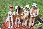 young nudist, freik�rperkultur, nudist women, naturist family, hat, cap, sun, sunlight, sunbathing, body, attitude, pose, posture, naked body, nude body, naturism, naturist girl, outdoors, without doors, girl, naturist, young naturists, naturist woman, to strip to the buff, nudist, fkk, INF, NFN, nudism, naturist camp, nudist camp, naked, stripped, nudity, nude, nakedness, woman, man, family, familiar, domesticity, encampment, tent, tent camp, illicit camping, scenery, romantic country, in the nature, camping, fellowship, recreation, entertainment, nature, on holiday, lifestyle, living, style of living, way of life, way of living, naturist lifestyle, friend, friends, fraternity, snap, amateurish, photograph, Paprocany, Tychy, Polish, Poland, 1989, CD 0069
