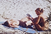 naturist, nudist, naturist woman, naturist man, nudist women, nudist man, naturist girl, girls, naturist family, naturist fellowship, friend, friends, girlfriend, familiar, cosy, naked, stripped, unclothed, be on the beach, sun, sunlight, sun-bathing, sunbathing, recreation, relaxation, repose, rest, disengagement, distraction, resource, confab, talking, reading, to give a reading, telling, nature, summer, holidays, fry, swelter, health, as brown as a berry, near nature, beach, waterfront, lake, lake side, field naturist, Polish, Poland, Miedzeszyn, 1989, CD 0036, Kiss L�szl�, L�szl� Kiss