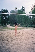 in a state of nature, in the buff, in the nude, naturist beach, nudism, naked girl, beach volleyball, woman, naturist girl, young naturists, nudist, fkk, INF, naturism, naturist, friend, young, naked, stripped, unclad, sport, game, volleyball, field, ball, ball game, sand, camping, beach, Delegyhaza, CD 0094
