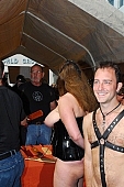procession, wine, folsom, pride, street, leather, nude, nudism, bondage, lace, sunday, September, 24, 2006, San Francisco, people, street-door, man, woman, sunshine, tire, tyre, big, large, great, holiday, photo, world, fetish, event, naked, unclothed, black, lookers-on, costume, fancy dress, hat, tulle, mask, make-up, rubberclothes, leatherclothes, participant, fair, market, foto, festival, crummy, scrummy