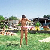 naked, stripped, young naturists, nudism, grass, hula hoop girls, hula hoop, to sun oneself, to sun, to sunbathe, naturism, naturist, family, naturist family, to sport, game, nudist, in a state of nature, in the buff, in the nude, chirpy, sunlight, summer, unclad, beach, naturist beach, nudist beach, woman, man, young nudist, Samagatuma, Laua, Hawaii, CD 0093