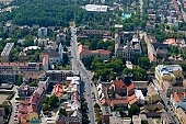 Hodmezovasarhely, Hungary, Csongrad county, mayors office, central, perspective, air photograph, air photo, air photos, panorama, church, shooting, green, tree, trees, summer, spring, residential area, residential section, block of flat, block of flats, mansion, mansions, aerials, birds eye view, outskirts, city center, pool, vat, garden city, garden suburb, house, houses, line of houses, street, streets, building, buildings, road, roads, ways, garden, environment, ambience, neighbor, neighborhood, plan, square, gardens, rooftop, of birds eye view, CD 0029, Kiss L�szl�, L�szl� Kiss