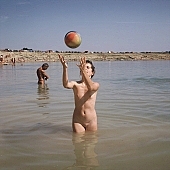 naturist, summer, nudist, naturist woman, naturist man, nudist women, nudist man, naturist girl, naturist family, naturist couple, sun, sunlight, sunbathing, recreation, relaxation, repose, rest, disengagement, distraction, resource, nature, holidays, fry, swelter, health, saunter, bathe, bathing, as brown as a berry, near nature, beach, waterfront, lake, lake side, field naturist, game, sport, Polish, Poland, Kryspinow, 1989, CD 0059