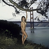 freikrperkultur, San Francisco, USA, dame, lady, pretty woman, naturist girl, naturist, posture, woman, happy, naturist woman, white bracelet, white necklace, nudist girl, naked, stripped, white, girl, young, coast, fkk, nudist, naturist young, attitude, pose, photographer, Lands end, sea, billows, deep, bole, tree trunk, nude, nudity, body, Golden Gate, bridge, old tree, nude woman, photo, foto, nakedness, naked body, INF, in a state of nature, in the buff, in the nude, tree, modell, taking photographs, smile, passion, naturism, nudism, curl, hair, black, waterfront, CD 0104, 21