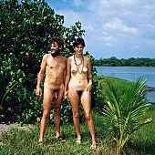 04, Hawaii, Honokohau, grassy, soddy, coast , Kona, 1990, fkk, love, nudist couple, nudist pair, naked, stripped, naturist couple, freikrperkultur, naturist, holidays, nudist, on holiday, recreation, relaxation, repose, rest, game, beach, coast, nudism, naturism, attitude, pose, posture, bay, gulf, clear, hygienic, pure, clean, man, woman, bath, bathe, bathing, water, bush, CD 0106