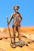 lead soldier, tin soldier, metal soldier, combatant, warrior, fighter, soldier, miniature statue, USA, 1776, victorious, masterpiece, painted, gun, tarnished, George Washington, of independence declaration, of independence war, 4th of July, CD 0202, 6, Kiss L�szl�, L�szl� Kiss