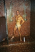 muscle, muscular, muscular man, naturist man, naturist, nudist, douche, bath, bath, nude man, naturism, nudism, naked, stripped, unclothed, INF, in a state of nature, in the buff, in the nude, nude, body, man, woman, gymnastics, sport, gymnasium, gymnasia, training, team, recreation, relaxation, repose, rest, entertainment, elte, Budapest, CD 0065