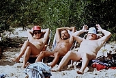 naturist, nudist, naturist woman, naturist man, nudist women, nudist man, naturist girl, girls, naturist family, friend, fraternization, connection, friends, girlfriend, fraternity, fellowship, be on the beach, sun, sunlight, sun-bathing, sunbathing, recreation, relaxation, repose, rest, deckchair, disengagement, distraction, resource, confab, talking, nature, summer, holidays, fry, swelter, health, as brown as a berry, near nature, beach, waterfront, lake, lake side, field naturist, Polish, Poland, Miedzeszyn, 1989, CD 0036, Kiss L�szl�, L�szl� Kiss