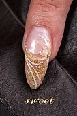 nail, toenail, jelly, colorful gel, porcelain, colorful acrylic, nail tip, lara salon, built, pattern, patterned, stones, pearly, pearlies, paste, pastes, seashell, dry flower, autumn, leaf, leaves, root, nail decor, brush, dieing, labelling, hand, handicraft, color, colour, colors, colours, shiny gel, shiny jelly, nail polish, nailbrush, grooming of nails, nail polish remover, nail file, a pair of scissors, UV beam, colourful, vivid, finger, manicure, chiropody, gold, vanilla, honey, sugar, uscious, sweet, yellow, green, 2007, CD 0041, Kiss L�szl�, L�szl� Kiss