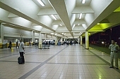 waiting, airport, airfield, drome, flying field, terminal, passengers, change, transfer, offset, start, setout, packet, packets, toll-keeper, security guard, passenger trade, control, check, passport, blue, yellow, glazed tile, tiles, people, negro, black, man, woman, scale, stairway, newsagent, traveling, transportation, on holiday, Dominican Republic, Puerto Plata, passenger, CD 0031, Kiss L�szl�, L�szl� Kiss