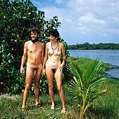 08, Hawaii, Honokohau, grassy, soddy, coast , Kona, 1990, storm, drift, touch, clouds, fkk, love, confab, talking, nudist couple, nudist pair, freikrperkultur, naked, stripped, naturist couple, naturist, holidays, nudist, on holiday, recreation, relaxation, repose, rest, game, beach, coast, nudism, naturism, attitude, pose, posture, bay, gulf, clear, hygienic, pure, clean, man, woman, bath, bathe, bathing, water, bush, CD 0106