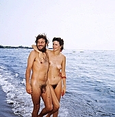 111, Hawaii, nudist couple, nudist pair, Honokohau, Kona, fkk, nudism, girl, woman, young, pretty, naturism, naked, stripped, naturist couple, naturist, holidays, nudist, love, on holiday, recreation, relaxation, repose, rest, freik�rperkultur, game, beach, coast, attitude, pose, posture, heat-wave, bay, gulf, summer, man, bath, bathe, bathing, water, CD 0106