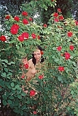 nudist women, nudism, naturist lady, young nudist, naked girl, nude, nudity, attitude, pose, posture, to pose, rose, rose bush, in the rose bush, red, redrose, unclad, stripped, tattooed, girl with a flower, taking photographs, young naturists, nudist girl, naked, unclothed, pretty, nudist, fkk, INF, naturism, naturist, woman, young, in a state of nature, in the buff, in the nude, garden, Delegyhaza, CD 0094