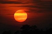 sun, ball, luminary, sunset, sunspot, sun-spot, nightfall, sunspot activity, solar flare, flagrancy, glow, ignition, sun-disk, sky, red, yellow, cloud, clouds, wispy cloud, sunlight, solar about, solar energy, CD 0022, Kiss L�szl�, L�szl� Kiss