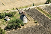 Hodmezovasarhely, Hodmezovasarhely-Erzsebet, windmill, revolving energy, molnar house, miller, Papi windmill, rye, mill, site, homestead, farm, farmhouse, Csongrad county, flour, sleet, to grind, to mill, shingle, art relic, national monument, millstone, grindstone, barley, core, millet, grind, milling, chaff, wheat, gearing, shoot, grain, house, wind, green, garden, recreation, relaxation, repose, rest, silence, quiet, orchard, houses, road, carriageway, bread, fence, tree, trees, air photograph, air photo, air photos, aerials, birds eye view, of birds eye view, building, buildings, everyday life, at home, countryside, plan, air, aerial, square, plot, development, beauty, beautiful, pretty, white, blue, brown, yellow, flat, gray, dirt road, sand, lowland, regular, CD 0029, Kiss L�szl�, L�szl� Kiss