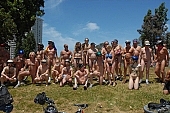 naturist group, nudist, man, woman, nudism, naturism, naturist, environmental, naked protestor, remonstrance, nudist group, body painting, protest, notable, remarkable, group, coterie, concourse, advertisement, environment, ambience, conviction, straight-out, wholeheartedly, WNBR, USA, environmentalists, San Francisco, street, on the street, streets of San Francisco, women, gents, men, protesters, World Naked Bike Ride, confluence, body, naked, stripped, road, cycling tour, attention rising, bicycle, cycling, procession, street procession, fight against the dependence, demo, California, 2007, CD 0074