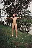 naked girl, unclad, stripped, tattooed, girl with a flower, poppy, nude, nudity, taking photographs, young naturists, nudist girl, naked, unclothed, pretty, nudist, fkk, INF, naturism, nudism, naturist, woman, young, in a state of nature, in the buff, in the nude, field, plant, field flower, wild flower, Delegyhaza, CD 0094