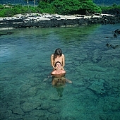 nudist women, nudist man, naturist couple, sea, billows, deep, beach, coast, nudist couple, nudist pair, naturism, nudism, naturist, nudist, woman, man, fkk, naturist woman, naturist man, naked, stripped, unclothed, in a state of nature, in the buff, in the nude, nude, free, holidays, nature, bathe, bathing, swim, water, lymph, cristal clean, bay, gulf, stone, stony, Hawaii, Neill, Kailuna, Kona, Kailuna Kona, CD 0057