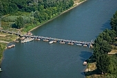 combiner, copulative, wooden bridge, sailing, shipping, boat, port, dock, bridge, Csongrad, Csongrad city, bridge of Csongrad, Csongrad county, Hungary, river, Tisza, connection, convertible, pontoon, pontoon bridge, buoy, navigable, water-course, water, ship route, international ship route, air photograph, air photo, air photos, panorama, perspective, forest, hazy air, critter, haze, steam, vapor, corn tables, grain, agriculture, agrarian production, sunshine, sunlight, summer, spring, aerials, aerial, birds eye view, green, garden, environment, ambience, plan, air, of birds eye view, CD 0029, Kiss L�szl�, L�szl� Kiss
