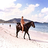 nudist lady, naturist woman, ride, horse riding, naturism, naturist, naturist lady, nudist, St Martin, Club Orient, horse, Orient, naturist girl, club, girl, woman, unclad, stripped, naked, sky, wet, peace, affection, liking, love, unclothed, adult, floor, storied, storeyed, nature, in the nature, blue, sand, island, sunlight, summer, sunshine, beach, coast, sea, billows, deep, wind, hair, pie in the sky, laughing, laugh, smile, together, delight, zest for life, warm, water, ship, recreation, relaxation, repose, rest, on holiday, refection, 1988, CD 0034