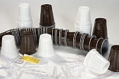 cup, compound, plastic, black, white, drink, household, glasses, Kiss L�szl�, L�szl� Kiss